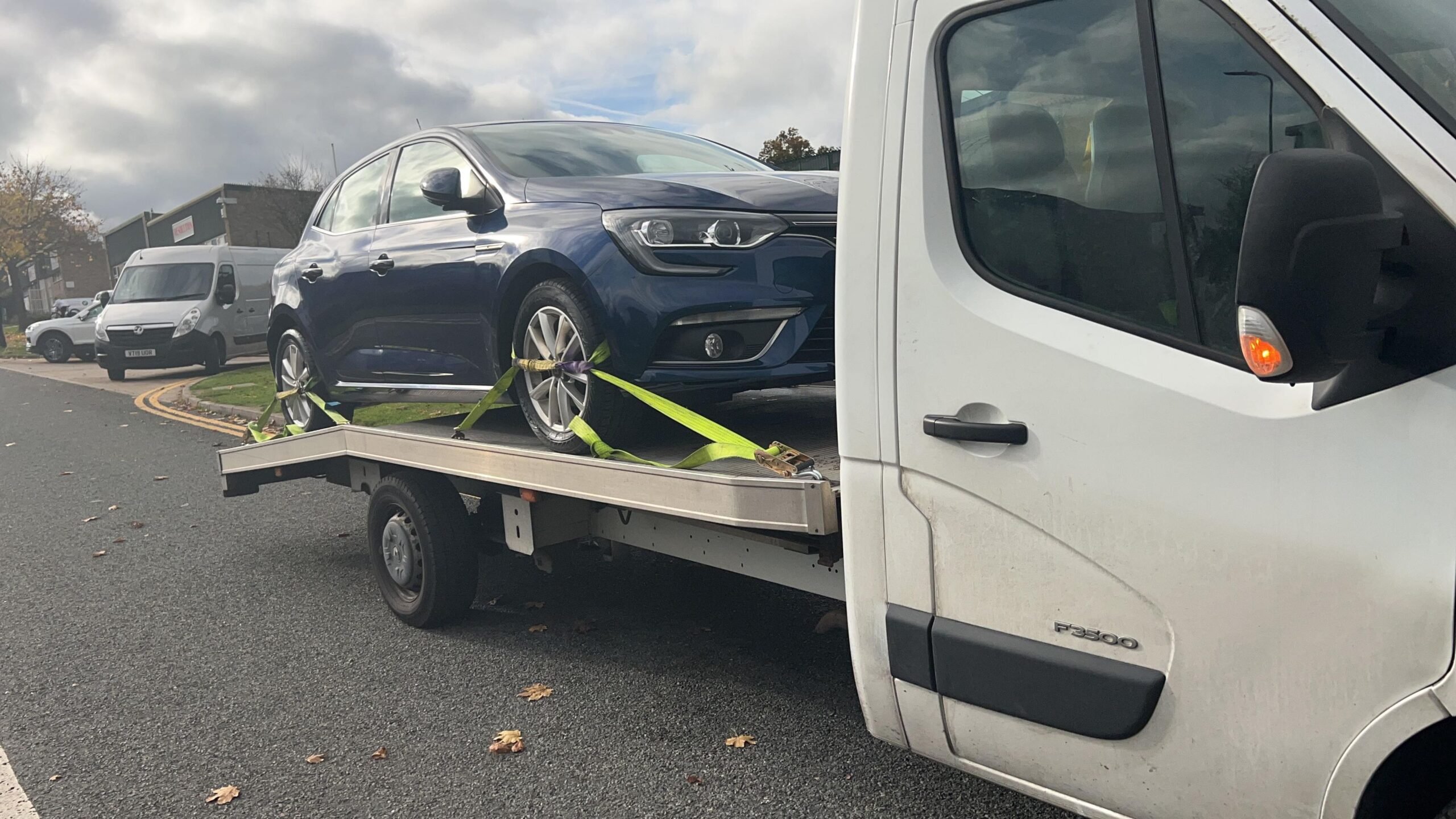Car Transportation loaded car